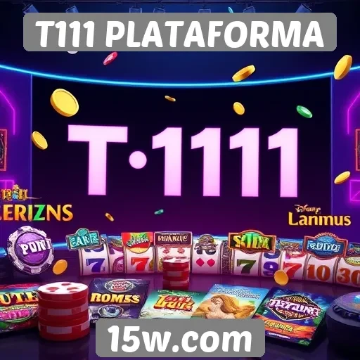 T111 PLATAFORMA oferece diversidade de jogos para usuários
